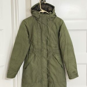 The North Face Hyvent Green Coat Women's Size XS